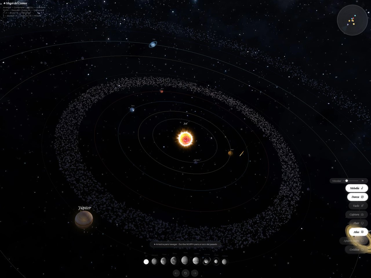 ✦ Museo del Cosmos — El arte del universo