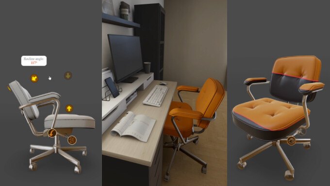 office chair teaser-comb