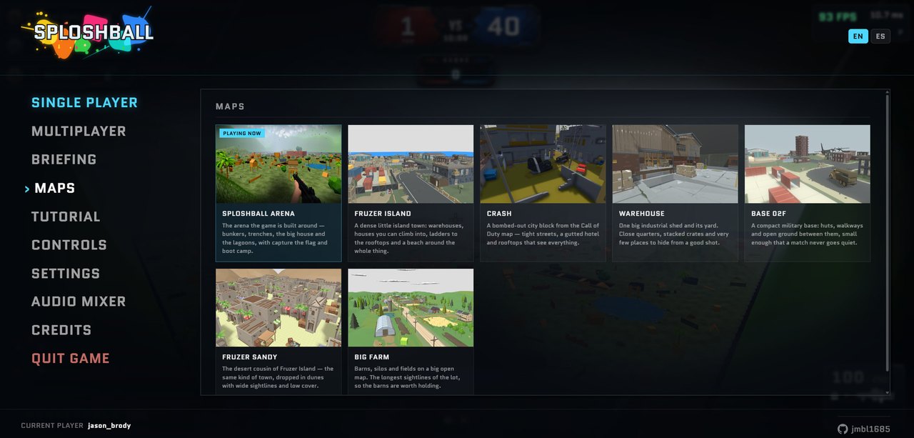 Sploshball — paintball arena